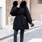 Warmer Damen-Parka mit abnehmbarer Innenjacke & Kunstfellkapuze