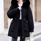 Warmer Damen-Parka mit abnehmbarer Innenjacke & Kunstfellkapuze