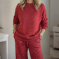 💨 Wer zögert, zahlt mehr – kein Scherz! Damen-Glitzer-Zweiteiler: Pullover & Hose
