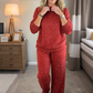 💨 Wer zögert, zahlt mehr – kein Scherz! Damen-Glitzer-Zweiteiler: Pullover & Hose