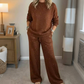 💨 Wer zögert, zahlt mehr – kein Scherz! Damen-Glitzer-Zweiteiler: Pullover & Hose