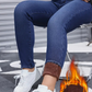 🔥Heiße Sonderangebote – Skinny-Jeans für Damen mit hohem Stretchanteil und Plüschfutter
