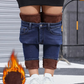 🔥Heiße Sonderangebote – Skinny-Jeans für Damen mit hohem Stretchanteil und Plüschfutter