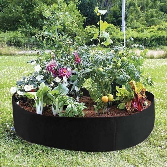 🌷Stoff-Pflanzkübel mit erhöhtem Rand für Kräuter, Blumen, Gemüse und Kartoffeln