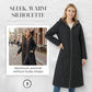 Langer Damen Vintage-Parka mit kuscheligem Futter und Kapuze