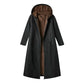 Langer Damen Vintage-Parka mit kuscheligem Futter und Kapuze