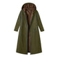 Langer Damen Vintage-Parka mit kuscheligem Futter und Kapuze