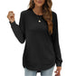 ⏰Heißer Verkauf - Damen-Sweatshirt mit Rundhalsausschnitt und abgerundetem Saum