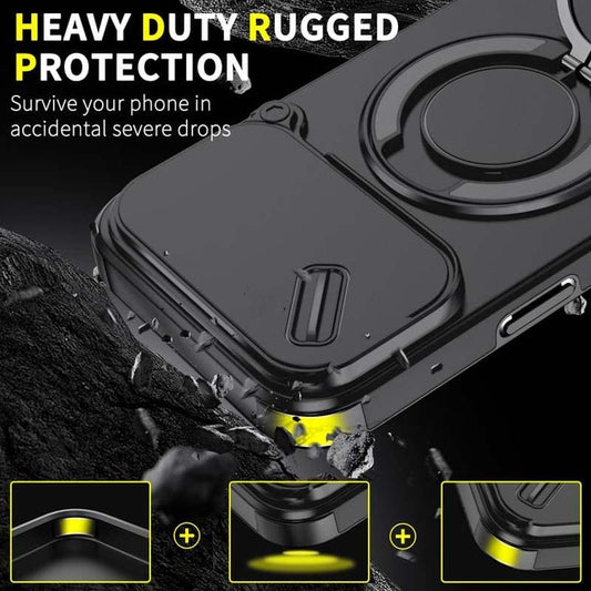 🔥 LETZTER TAG DER AKTION – 50 % RABATT 🔥 Magnetische Handyhülle mit Ringständer für iPhone