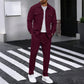 🏃‍♀️ Es wird im Akkord weggeschnappt – zögern Sie nicht！🔥Herren-Set aus Waffel-Button-Down-Jacke und Hose