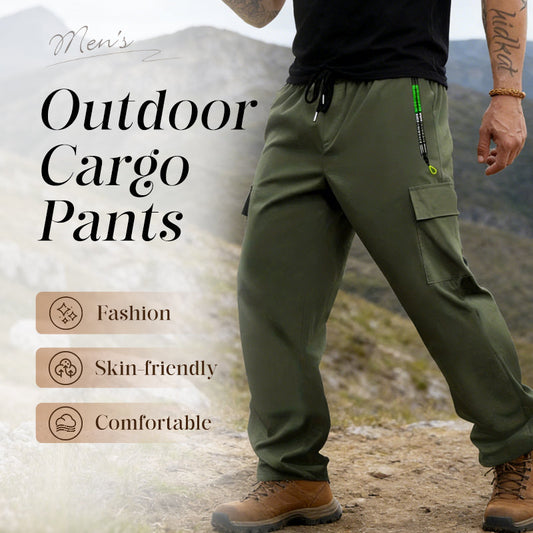 👖 60% RABATT! 💎 Herren Outdoor-Cargohose – Atmungsaktiv & Vielseitige Taschen – Robustes Material, Ganztagskomfort & Inkl. Gratis T-Shirt 🎁