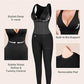 🎉Last Day Promotion 50% OFF💞Deep V Shapewear with Chest Support Breathable High-Waisted Tummy Control Jumpsuit