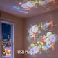 🐠🌊 Rotierender LED-Ozean-Projektor – Dynamische Unterwasser-Lichtshow mit einstellbarer Helligkeit ✨