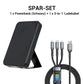 🔋50 % Rabatt! Kabellose magnetische Powerbank mit 10.000 mAh und integriertem Ständer – Lädt bis zu 3 Geräte gleichzeitig mit einer Ausgangsleistung von 15 W bzw. 22,5 W ⚡📱