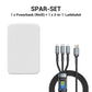 🔋50 % Rabatt! Kabellose magnetische Powerbank mit 10.000 mAh und integriertem Ständer – Lädt bis zu 3 Geräte gleichzeitig mit einer Ausgangsleistung von 15 W bzw. 22,5 W ⚡📱
