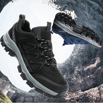 🥾 54% RABATT! ⛰️ Herren Leichte Wanderschuhe – Atmungsaktives Mesh, Rutschfeste Sohle & Gepolsterte Einlage 🌲