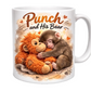 ☕🐒Punch and His Bear – Niedlicher Affenbecher • Jeden Tag Wärme für dich
