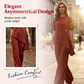Asymmetrisches Oberteil & Weite-Hose-Set