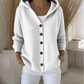⏳Limitiertes 50 % Rabatt⏰Strickjacke mit Kapuze und Knopfleiste für Damen🧥🌈