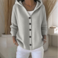 ⏳Limitiertes 50 % Rabatt⏰Strickjacke mit Kapuze und Knopfleiste für Damen🧥🌈