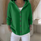 ⏳Limitiertes 50 % Rabatt⏰Strickjacke mit Kapuze und Knopfleiste für Damen🧥🌈