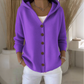 ⏳Limitiertes 50 % Rabatt⏰Strickjacke mit Kapuze und Knopfleiste für Damen🧥🌈