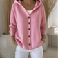 ⏳Limitiertes 50 % Rabatt⏰Strickjacke mit Kapuze und Knopfleiste für Damen🧥🌈