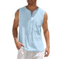 🙌 70% Wiederkaufquote – Qualität überzeugt! Lässiges, ärmelloses Schnür-Tanktop für Herren