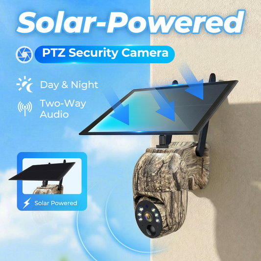 📹 54% RABATT FÜR KURZE ZEIT! ☀️ SOLAR-PTZ-KAMERA – 360° Panorama, 4 MP, IP66 Wetterfest & Bewegungsalarm ✨