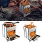 Zusammenklappbarer Grill für Campingausflüge