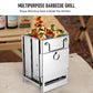 Zusammenklappbarer Grill für Campingausflüge