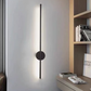 Moderne, minimalistische LED-Wandleuchte in gerader Form