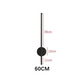 Moderne, minimalistische LED-Wandleuchte in gerader Form