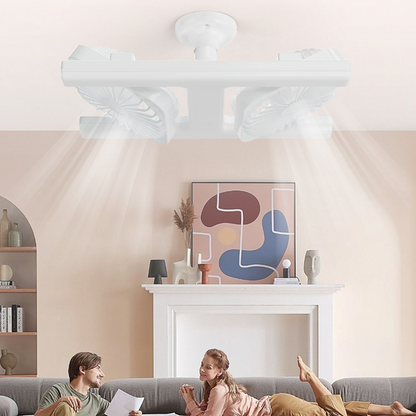 Moderne 2-in-1-LED-Deckenventilatorleuchte