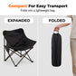 Tragbarer, zusammenklappbarer Moon Chair für Camping und Outdoor-Aktivitäten