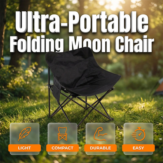 Tragbarer, zusammenklappbarer Moon Chair für Camping und Outdoor-Aktivitäten