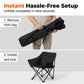 Tragbarer, zusammenklappbarer Moon Chair für Camping und Outdoor-Aktivitäten