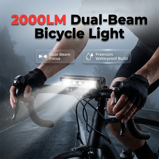 USB-aufladbare Fahrradlampe mit hoher Lichtleistung