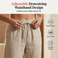 ⏳Zeitlich begrenztes Sonderangebot: €11.99  mit GRATIS-GESCHENK!!🎁Lässige Caprihose aus Baumwoll-Leinen für Damen