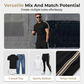 Lässiges T-Shirt- und Hosen-Set für Herren