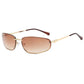 Y2K-Retro-Sonnenbrille ohne Rahmen für Damen