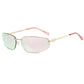 Y2K-Retro-Sonnenbrille ohne Rahmen für Damen