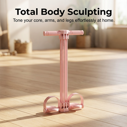Elastischer Yoga-Pedal-Abzieher mit 6 Schläuchen