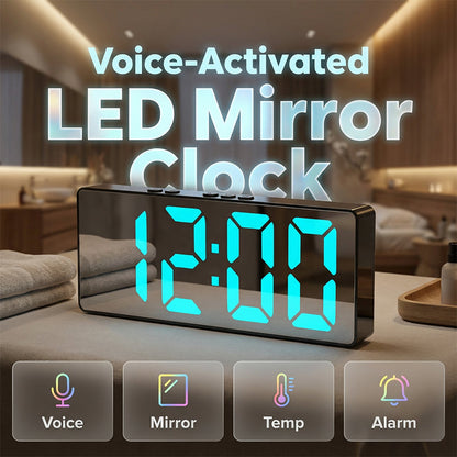 Minimalistischer digitaler Wecker für Schlafzimmer und Büro