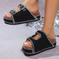 👡 54% RABATT! ✨ Glitzer-Pantoletten für Den Sommer – Ergonomisches Fußbett, Brillanter Glanz & Perfekt Für Elegante Strandtage Oder Partynächte 💃