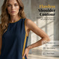 🔥 HALBPREIS DEAL ⏰ Trendiges Colorblock-Set für Damen 💫 Oberteil ärmellos + weite Hose – lässig & elegant für Alltag & Freizeit