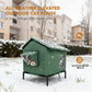 🐱🔥 Wasserdichtes Klappbares Katzenhaus – Erhöht, winddicht & wetterfest ✨🏠 51% RABATT! Ideal für Garten, Balkon & Streuner – wetterfest, isolierend & platzsparend.