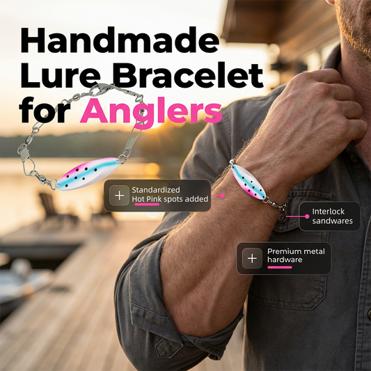 🐟🎁 Buntes Armband mit löffelförmigen Anhängern