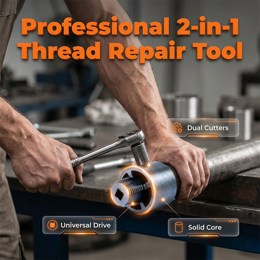 Professionelles 2-in-1-Werkzeug zur Fadenreparatur