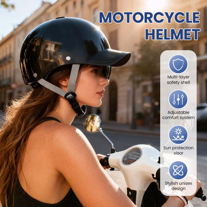 🌟 Der Look, den alle suchen – bei uns 50% günstiger! Unisex-Motorradhelm im Baseballkappen-Stil